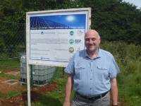 Visiting a solar plant on Kitobo Island/Lake Victoria/Uganda